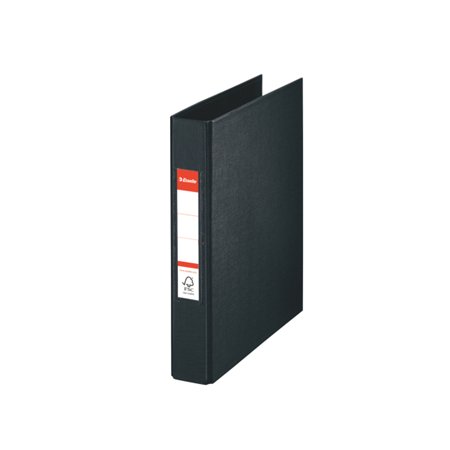 Gyűrűs könyv, 2 gyűrű, 42 mm, A5, PP, ESSELTE "Standard", Vivida fekete
