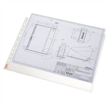 Iratpapucs, PP/karton, 95 mm, LEITZ "Click&Store", fehér