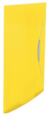 Gumis mappa, 15 mm, PP, A4, ESSELTE "Vivida", sárga