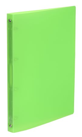 Gyűrűs dosszié, 4 gyűrű, 25 mm, A4, PP, VIQUEL "Propyglass", zöld