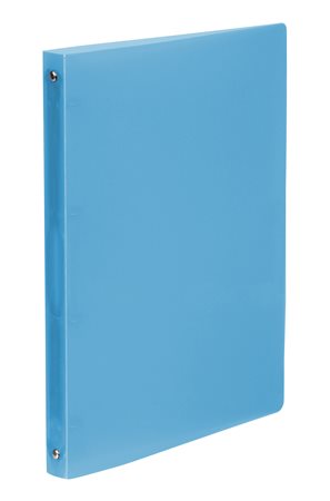 Gyűrűs dosszié, 4 gyűrű, 25 mm, A4, PP, VIQUEL "Propyglass", kék