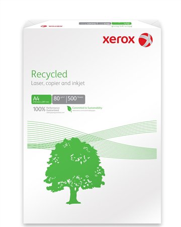 Fénymásolópapír újrahasznosított A3 80 g XEROX "Recycled" (500 lap)