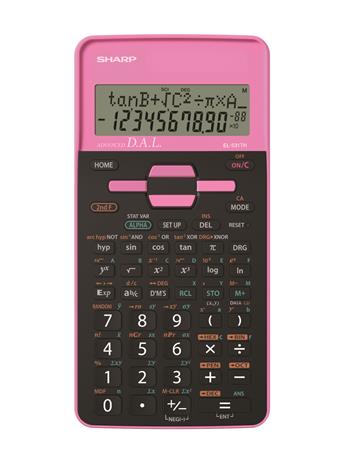 Tudományos számológép 273 funkció, SHARP "EL-531", pink